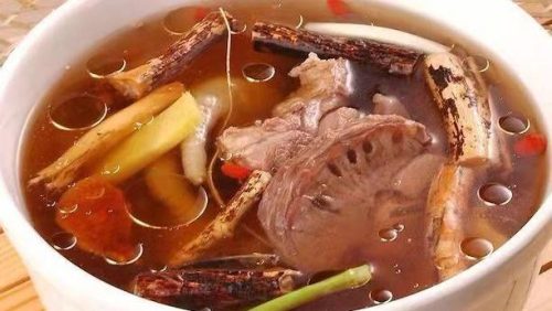 Cantonese Five Finger Peach Soup